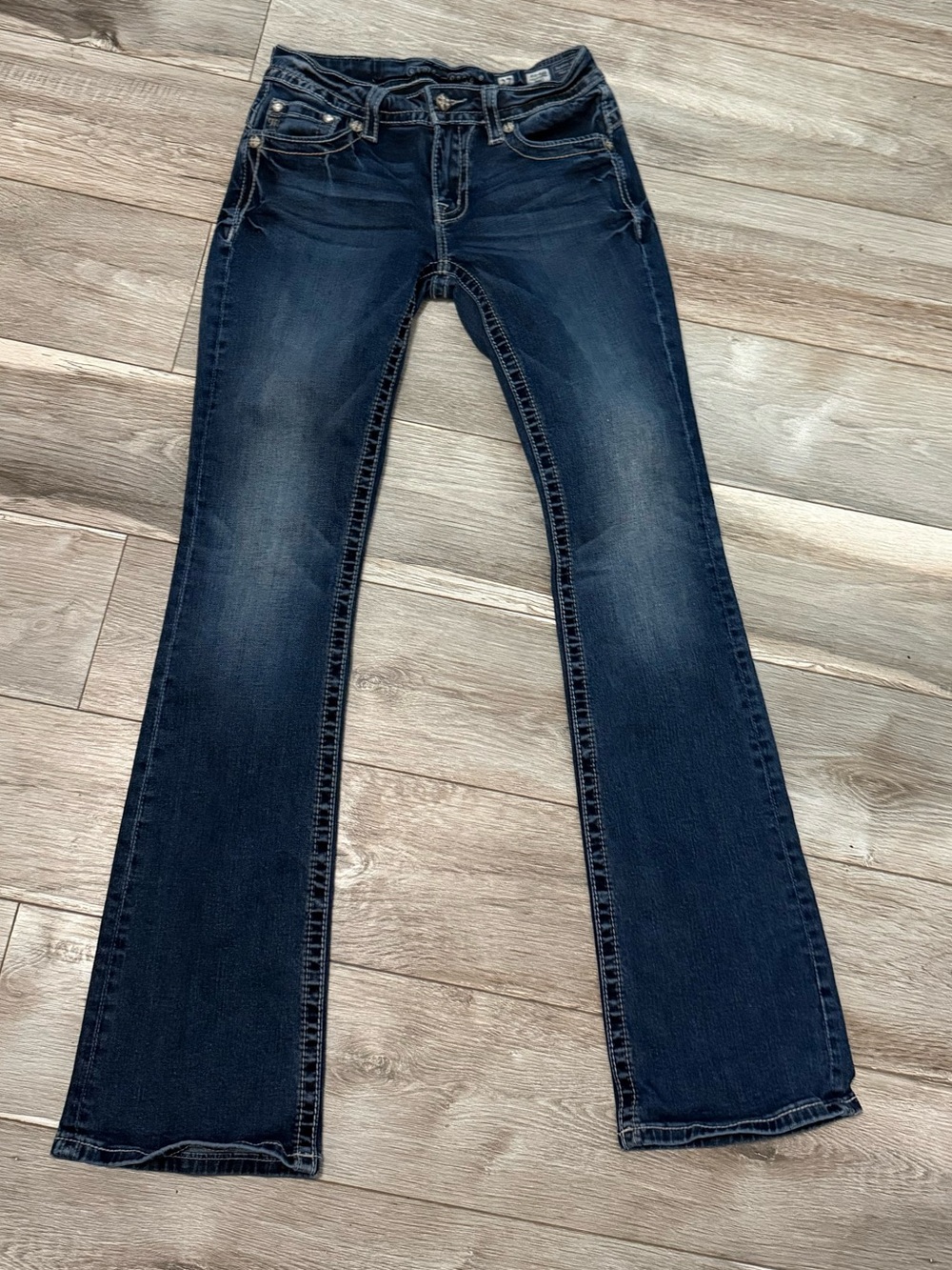 Miss Me Dark Blue Flare Jeans